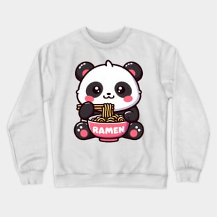 Panda Ramen life noodles Crewneck Sweatshirt